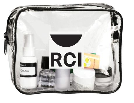RCI Clear Travel Cosmetic bag